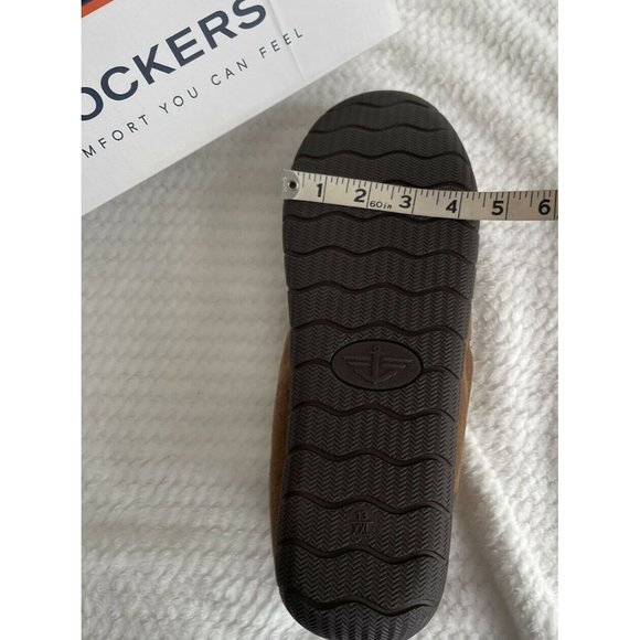 Men’s Slippers Size XXL 13 Douglas Weekender Moccasin With Memory Foam Tan - Picture 10 of 12